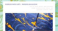 Desktop Screenshot of marbled-paper-arts.com
